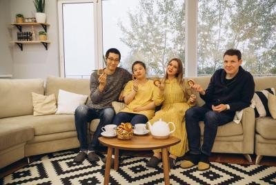 San Petersburgo: Cena con la familia rusa local