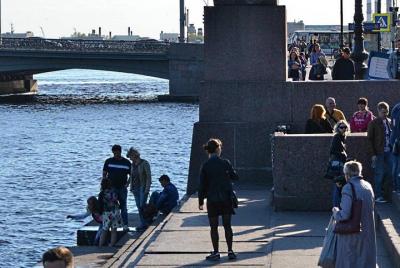 Paseo a pie por la isla Vassilievsky