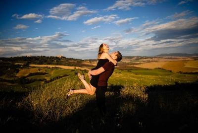 Fotógrafo de vacaciones en Siena