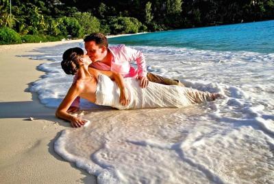 Foto de la boda / Luna de miel Praslin Seychelles
