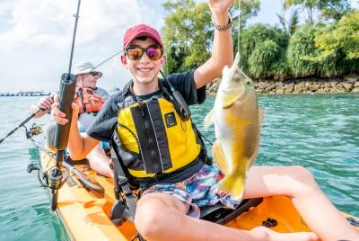 Pesca en kayak en Singapur