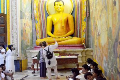 Arte budista y experiencia en el templo