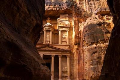 Excursión privada de día completo a Petra con almuerzo desde el Mar Muerto