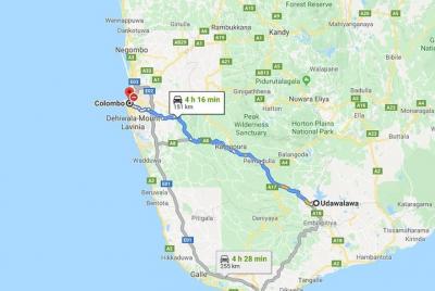 Traslado privado de la ciudad de Udawalawe a la ciudad de Colombo Traslado privado de la ciudad de Udawalawe a la ciudad de Colombo