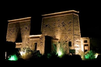 Sonido privado y show de luces de Aswan en el templo de Philae Sonido privado y show de luces de Aswan en el templo de Philae