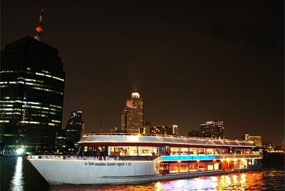 Crucero por el río Orquídea blanca de Bangkok Chao Phraya (trasla