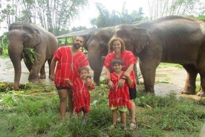 Elephant Care en Bamboo Elephant Family Care de Chiang Mai Elephant Care en Bamboo Elephant Family Care de Chiang Mai