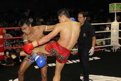 Boleto del estadio de boxeo de Chiang Mai