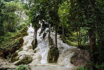 Cascada pegajosa y excursión de un día a la cueva de Chiangdao