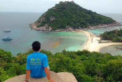 Excursión de un día al Sr. Tu Snorkel a Koh Nangyuan y Koh Tao en lancha rápida desde Koh Samui