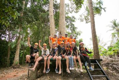 Jungle Xtreme Zipline 16 Plataformas Tour desde Koh Samui