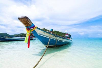 Koh Samui Long Tail Boat Skin Diving Tour de medio día en Koh Tan