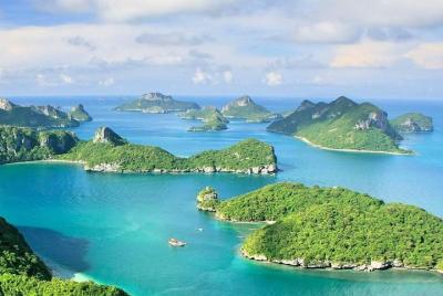 Tour de día completo en el parque marino Angthong de Ko Samui con snorkel y kayak de mar