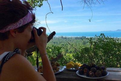 Excursión compartida de 7 horas a Phangan, recogida en un vehículo 4WD