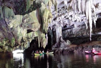 Kayak en cuevas marinas en Bor Thor Krabi con ATV Riding