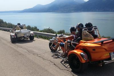 Lago de Garda: tour en triciclo de 2 horas como pasajero (s) (1 viajero + 1 persona gratis)