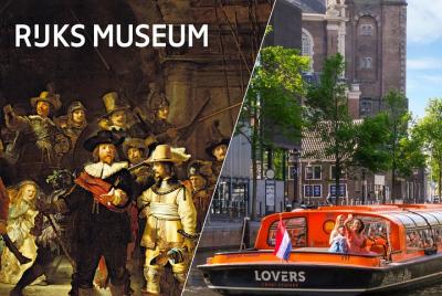 Rijksmuseum Ámsterdam y crucero por los canales de 1 hora