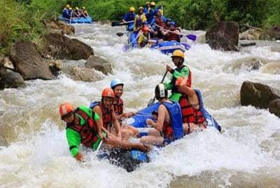 PHUKET: Únete Tour Real Rafting 7 Km.-Zipline 150 M.-Templo-Casca
