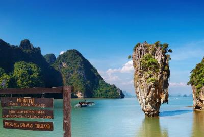 Isla James Bond y Isla Khai en lancha rápida