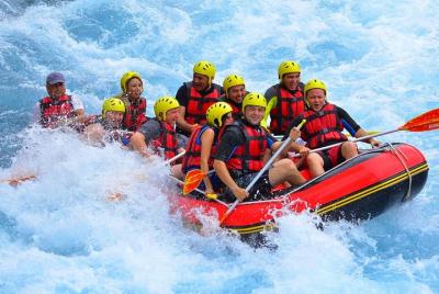Rafting y aventura en quad con tirolina, tour combinado desde los hoteles de Belek Rafting y aventura en quad con tirolina, tour combinado desde los hoteles de Belek