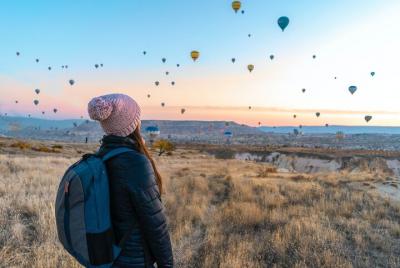 Tour de observación de globos aerostáticos en grupos pequeños en Love Valley