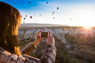 Vuelo en globo aerostático sobre las Chimeneas de las hadas en la Capadocia