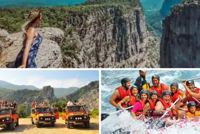¡NUEVO! Excursión de un día a Tazi Canyon Safari y rafting en aguas bravas desde Side