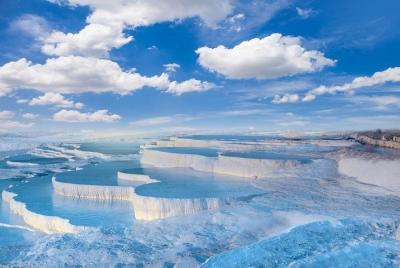 Pamukkale y el lago Salda from Side Hotels Pamukkale y el lago Salda from Side Hotels