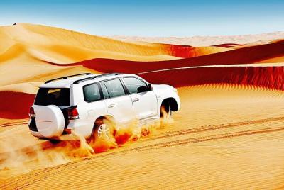 Safari por el desierto árabe con cena de barbacoa y paseos en cam