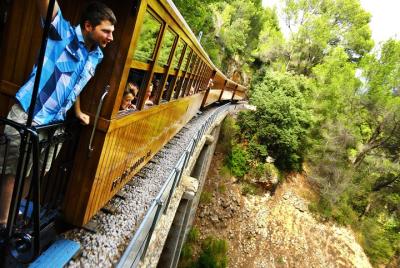 Excursión de un día en Mallorca con paseo en barco y tren antiguo Excursión de un día en Mallorca con paseo en barco y tren antiguo