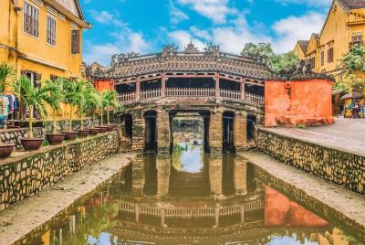 Excursión a la ciudad antigua de Hoi An: puente cubierto japonés  Excursión a la ciudad antigua de Hoi An: puente cubierto japonés