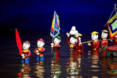 Sin colas: entrada de marionetas de agua de Thang Long