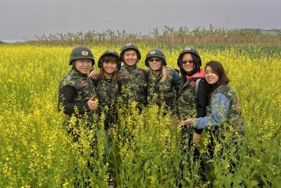 Hanoi Romance, Sight, Fun on Vintage Minsk Motorbike & Gaz69 Jeep Couple tour