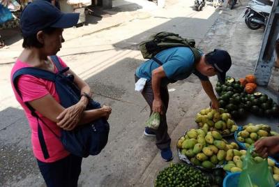 Paseo por la mañana de Saigón