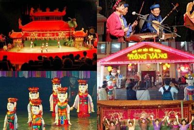 Espectáculo de marionetas acuáticas y cena en crucero