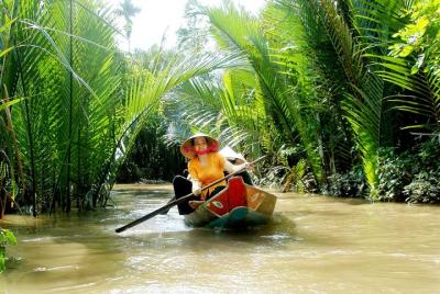 Excursión en bote de día completo por el Delta del Mekong