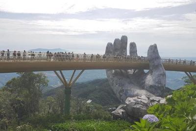 Golden Bridge-Dragon Bridge-Marble Moutain-Monkey Mountain de Hoi An o Da Nang Golden Bridge-Dragon Bridge-Marble Moutain-Monkey Mountain de Hoi An o Da Nang