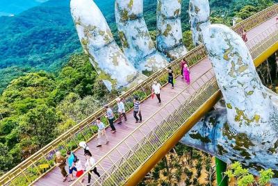 Chan May Shore Excursion: Traslado al Puente Dorado y Marble Mountain