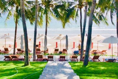 Excursión privada de día completo a Doc Let Beach y Hot Spring Nha Trang