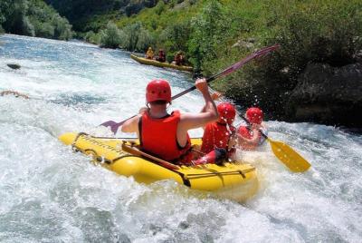 Recorrido en bicicleta y rafting por el pase del cielo desde Nha Trang