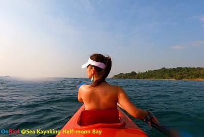 [CHARTER PRIVADO] KAYAK DE MAR a lo largo de MEDIA LUNA BAY & SUNSET DRIFTING & CENA
