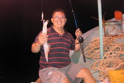 Barbacoa al atardecer y pesca nocturna de calamar en la isla de Phu Quoc