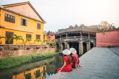 Excursión a la ciudad antigua de Hoi An: puente cubierto japonés  Excursión a la ciudad antigua de Hoi An: puente cubierto japonés