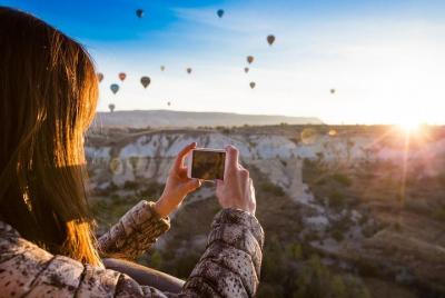1 hora de vuelo en globo aerostático sobre las Chimeneas de las hadas en la Capadocia