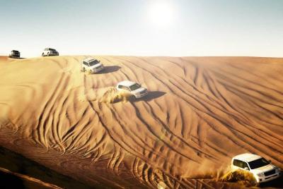 Safari por el desierto de Dubai con cena a la barbacoa, paseo en 