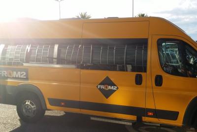 Traslado de llegada del aeropuerto de Barcelona al puerto de Barcelona.