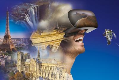 Vuelo sobre París en realidad virtual Vuelo sobre París en realidad virtual