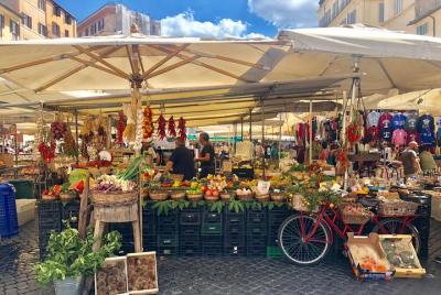 Walk and Taste - 15 degustaciones en el mercado de Campo de Fiori con clase de pizza