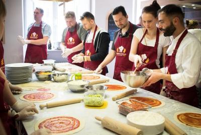 Clase de pizza y gelato