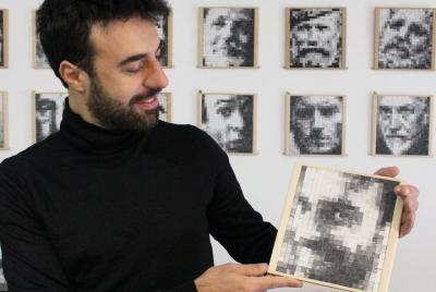 Retrato de hacer mosaico